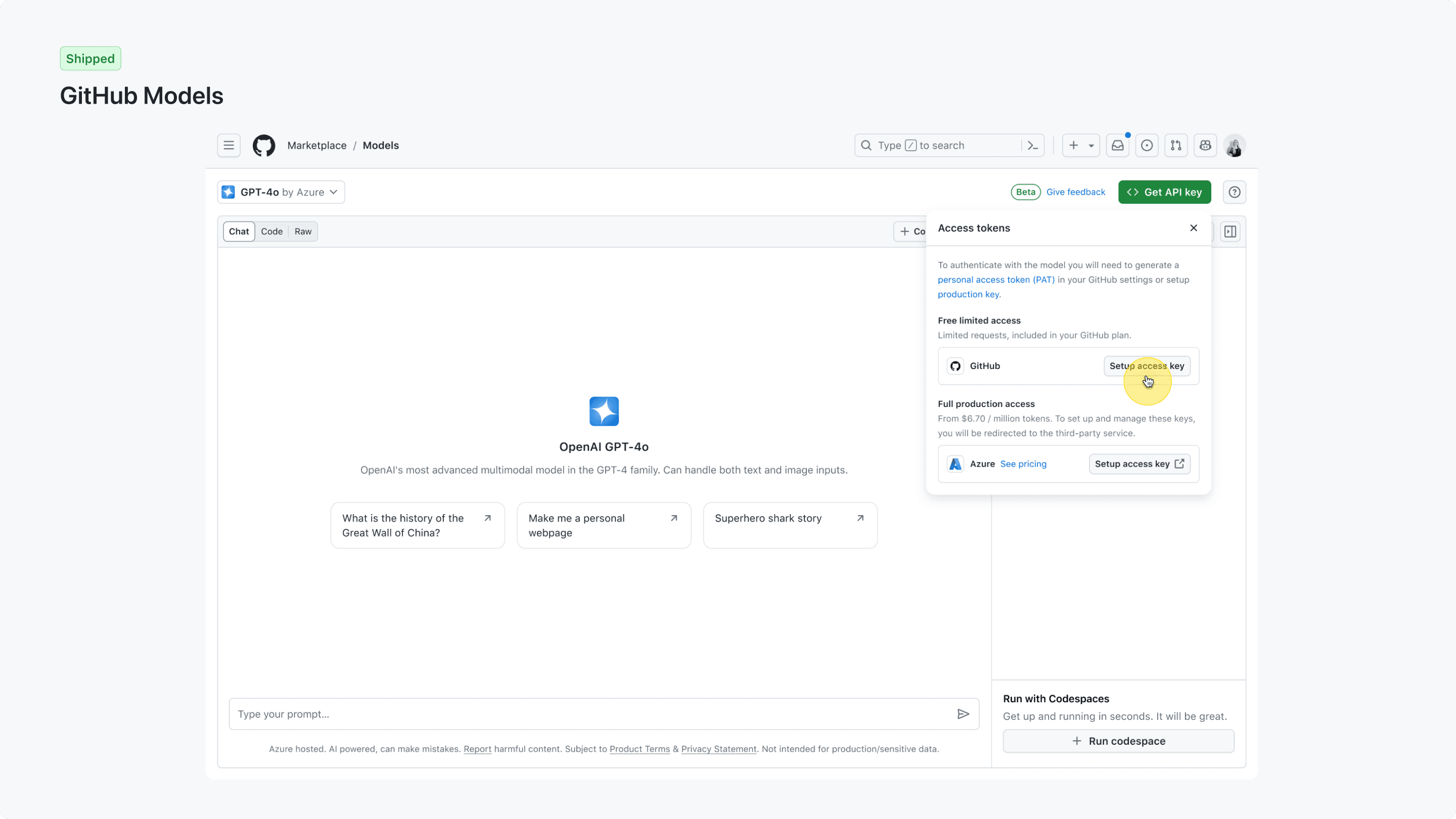 GitHub Models product and marketing visuals — 1 of 4