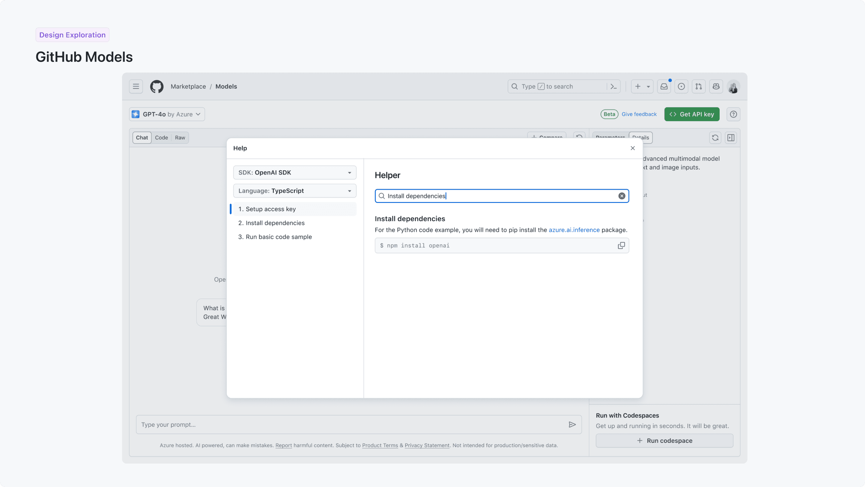 GitHub Models product and marketing visuals — 3 of 4