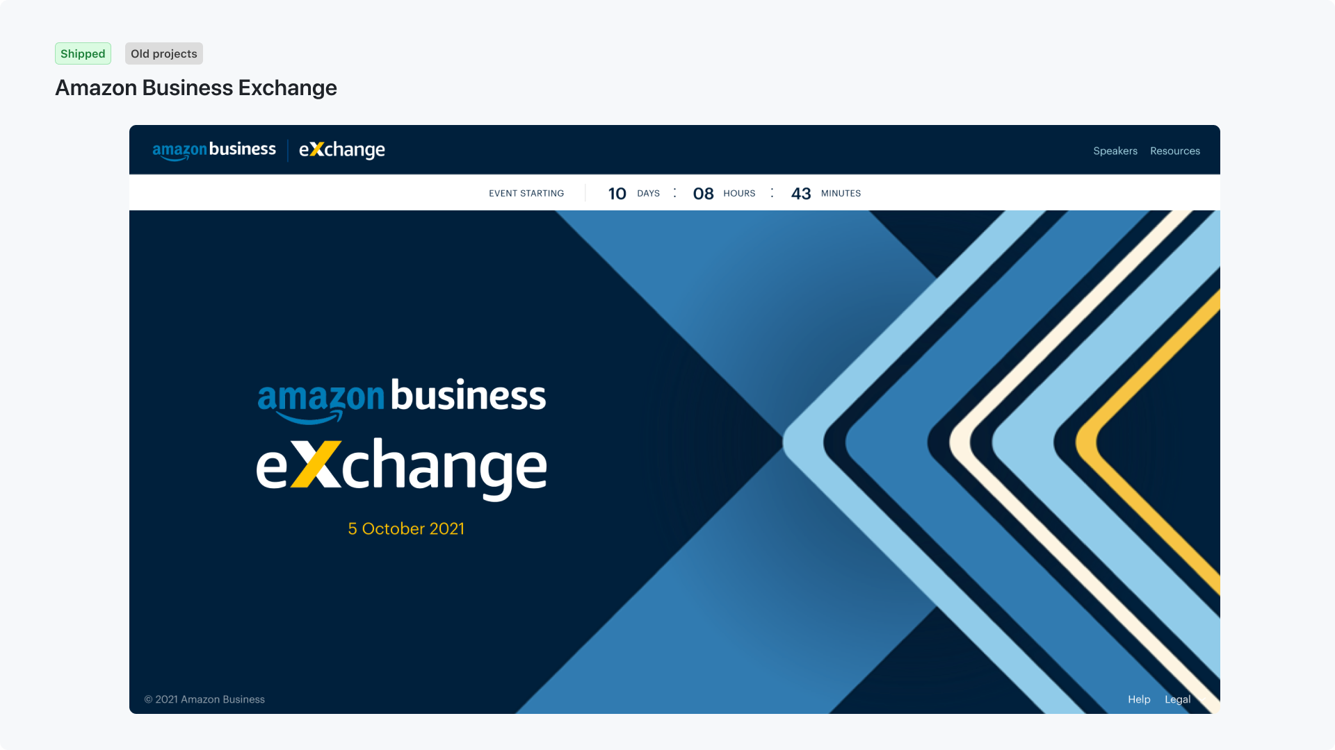 Amazon Business digital experience work — 3 of 4